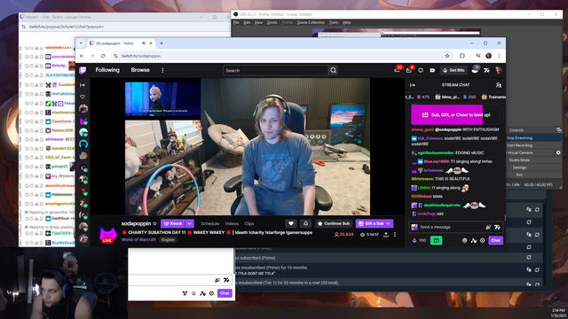 Tyler1 putting in more effort singing "Let it go" with Soda doing his punishment
