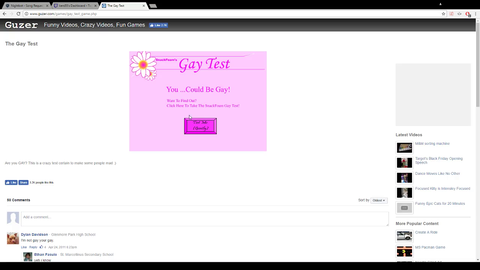 Kers takes gay test