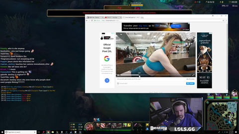 Destiny On Amouranth