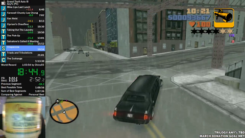 Speedrunner's passenger gets ultracopped.