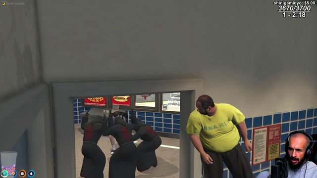 Abdul catches Burgershot Ritual