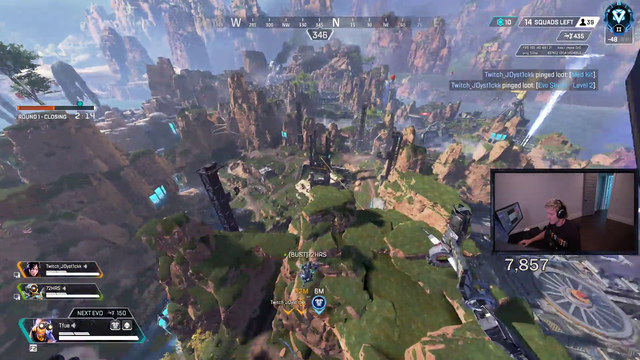 Tfue finds a new spot in Apex Legends