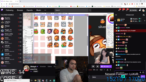 Mizkif checks in on 39daph