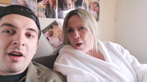 "You want to see a picture of Greekgodx Mom?"