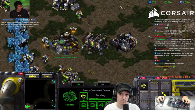 Artosis has fun while playing Starcraft 1