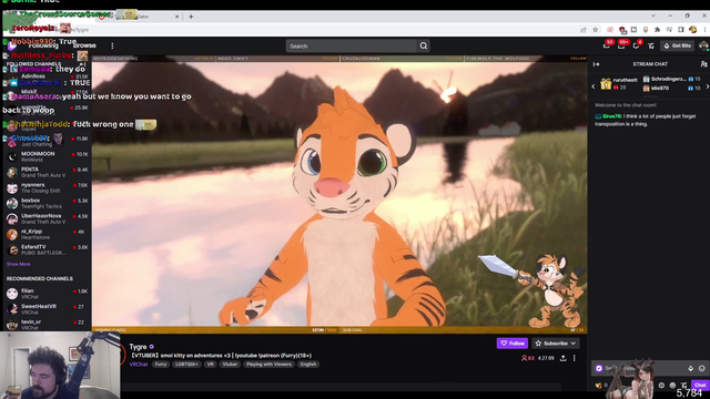 Sodapoppin's bestfriend said that furries put a lot of effort in their stream
