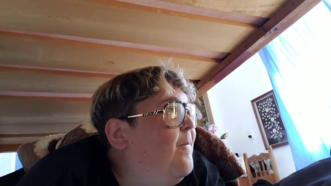 GreekGodx gets beaten by a grandma for breaking her bed
