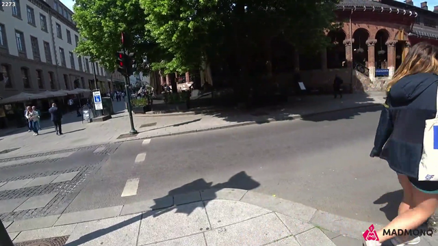 Big man Knut being told off for filming approaching guy