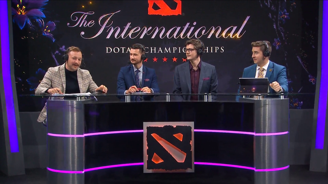 Dota 2 caster wets himself while casting