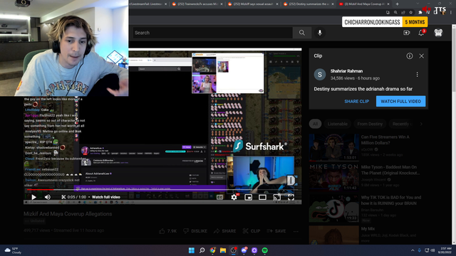 xQc said that he withheld the Information “for the greater good”