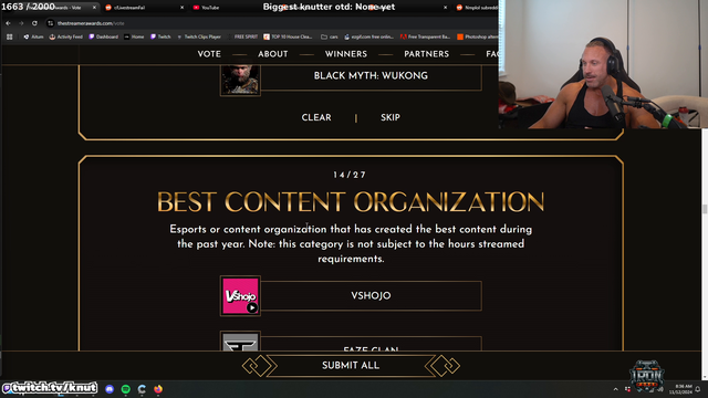 Knut pronounciates VShojo