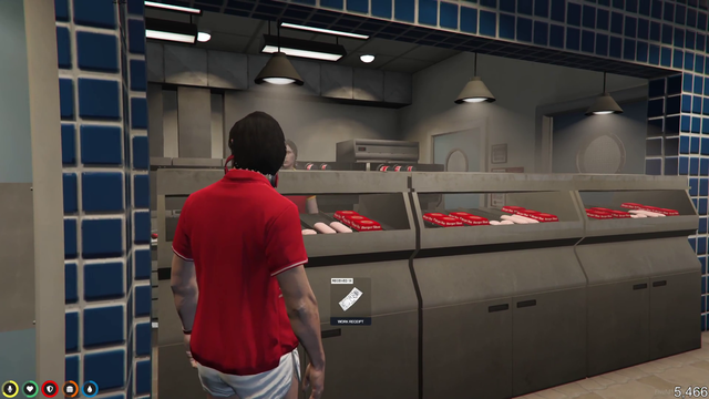 Bigfoot working in Burger Shot