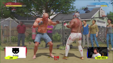 Lirik drops Kenny Omega in UFC 4 tournament