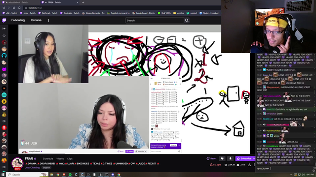 Fran denies allegations of xQc being abusive & felt threatened by adept