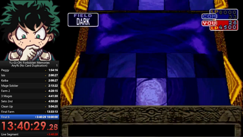 Yu-Gi-Oh! Speedrunner gets killed by Exodia on final boss