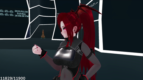 Mizkif's mute shows him around VRChat