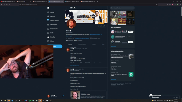 Asmon on streamers asking to be banned from LSF