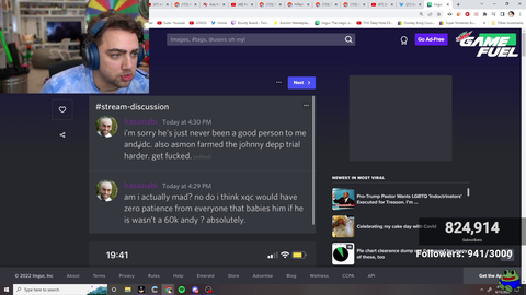 Hasan malding over xQc's recent streamer tier list