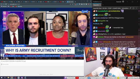 Slasher goes on the news to expose Hank Pecker's insidious army recruitment strategies