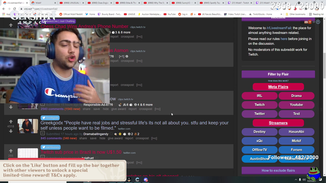 Mizkif responds to the Greek tweet and the backlash
