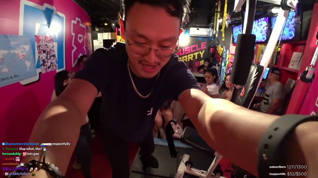 Soy man gets destroyed by muscle girls