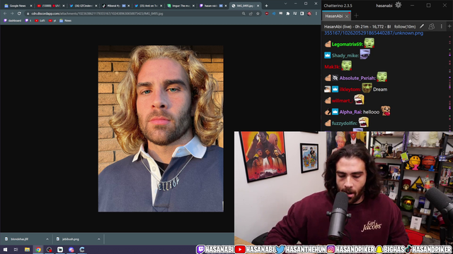 Azan does first live reaction of Dream's face reveal