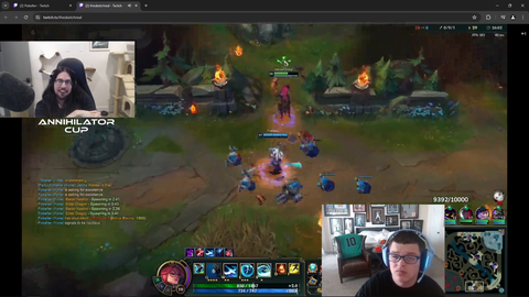 "Just press them all 4Head" Advanced strats in AT&T League Tournament ft imaqtpie's laughter