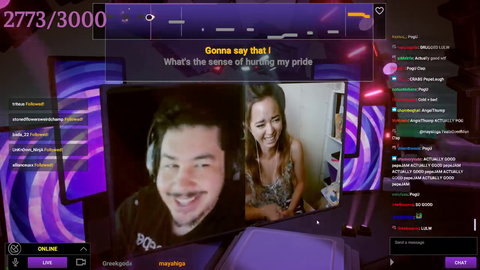 Greek and Maya duet - Twitch Sings