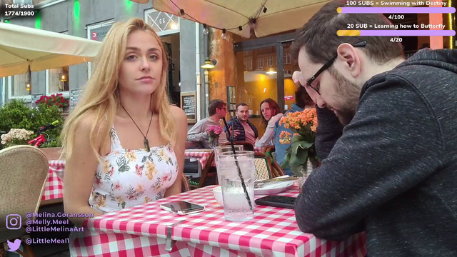 Destiny and Melina get stared at