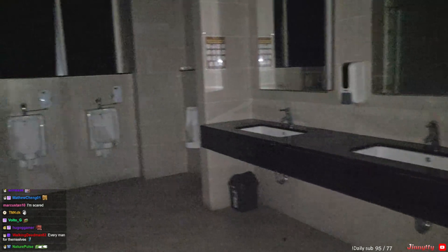 Jinny finds something in a public bathroom