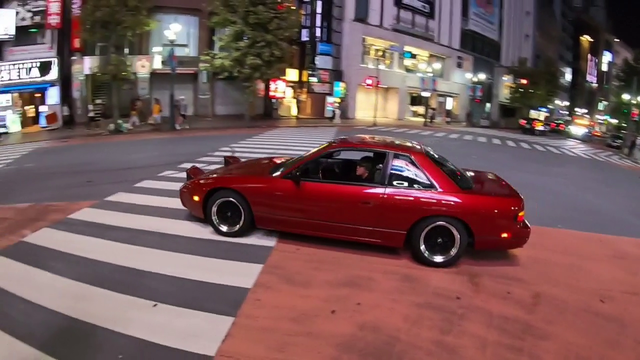Modded cars rolling through Tokyo