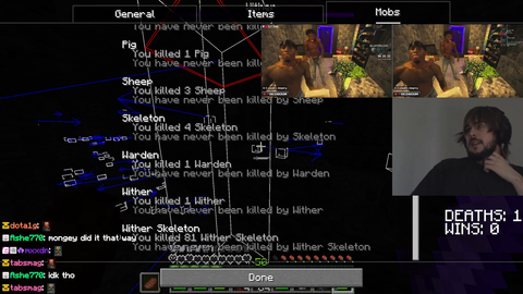 k4yfour chalenge to beat speed/kai minecraft challenge before they can once.  5 wins so far.  1st win in clip
