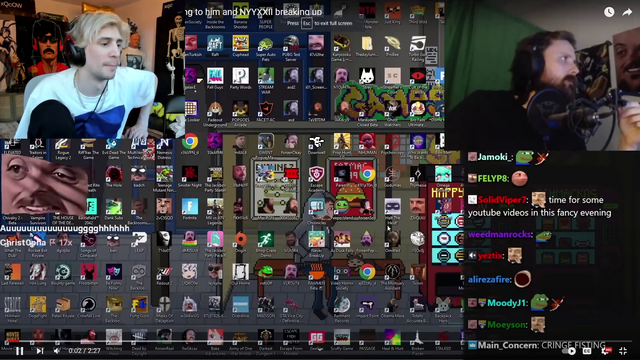 xQc goes mentally insane and shows his dirty ass room while biting his toenails after reacting to Forsen