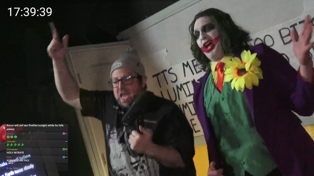 The Joker hits the gritty in a NEET's bedroom
