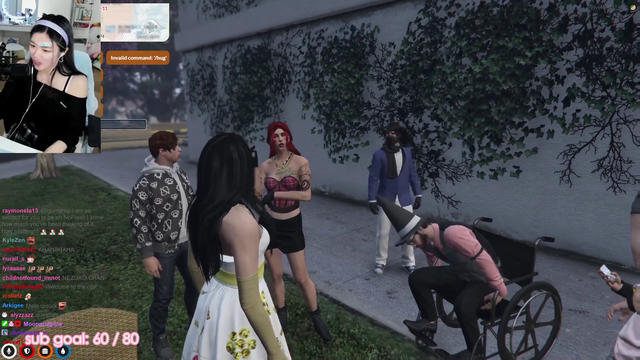 Fuslie trolling iGumdrop on her first day of GTA RP