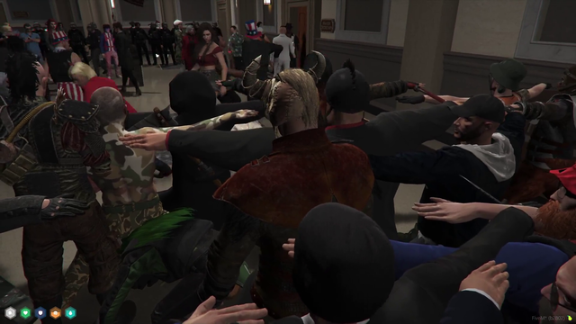 Sleepy Max gets griddied on and stabbed by shaman. Chaos ensues