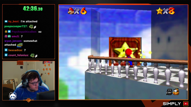 Simply's world record attempts are going well, thanks for asking