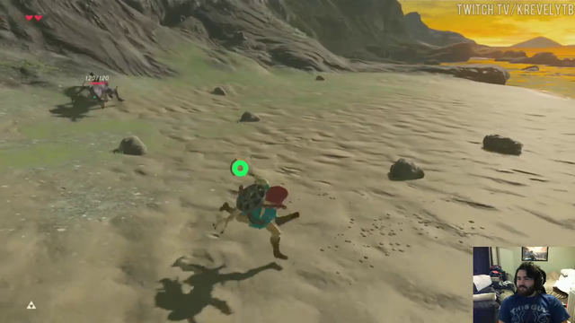 Enemy in BOTW throws other enemies at streamer