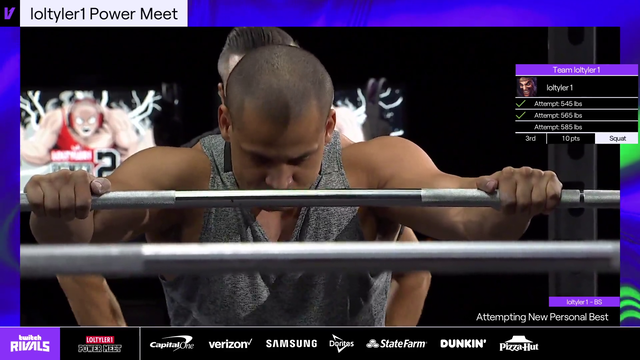 Tyler 1 sets a squat PR!