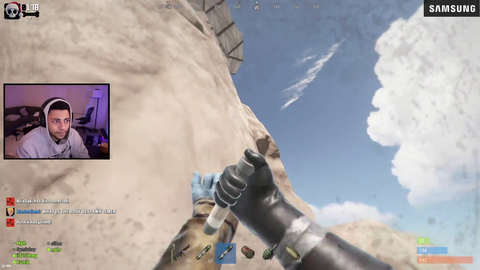 Two of Myth's teammates log in after getting off for the night when XQC starts to raid