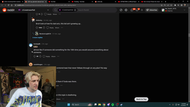 xQc says he could not have paid the players even if they signed the term sheets if he were to walk away but still compensated the team for the time lost and the miscommunication