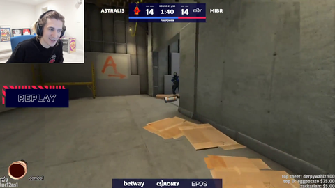 That's pretty close xqc...
