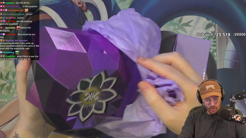 Wubby's viewer made him an art flower