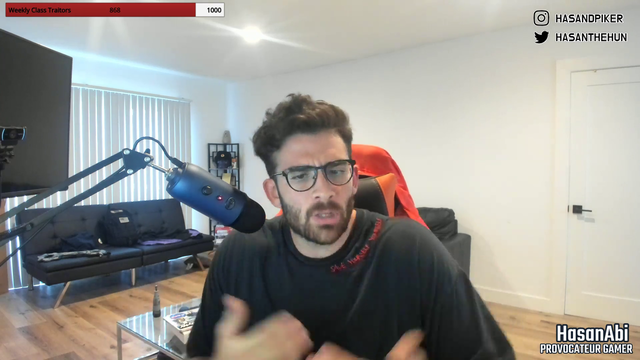 Hasan finally lets it slip