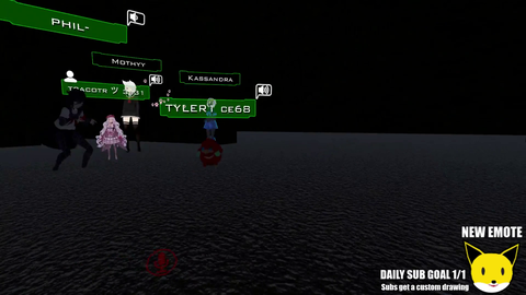 Kid cries after jump scare on VRChat