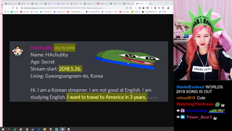 HAchubby reflecting on how far she has come