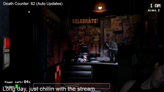 Jerma985 falls asleep playing FNAF