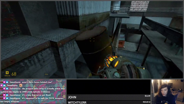 Streamer skips part of HL2 level with an impressive jump!