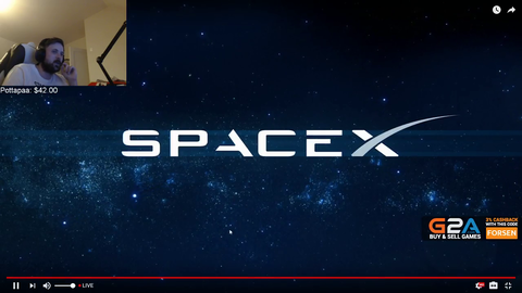 Forsen exposes SpaceX Falcon Heavy hoax with his 140 IQ