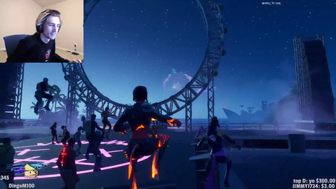 Travis Scott's Entrance
